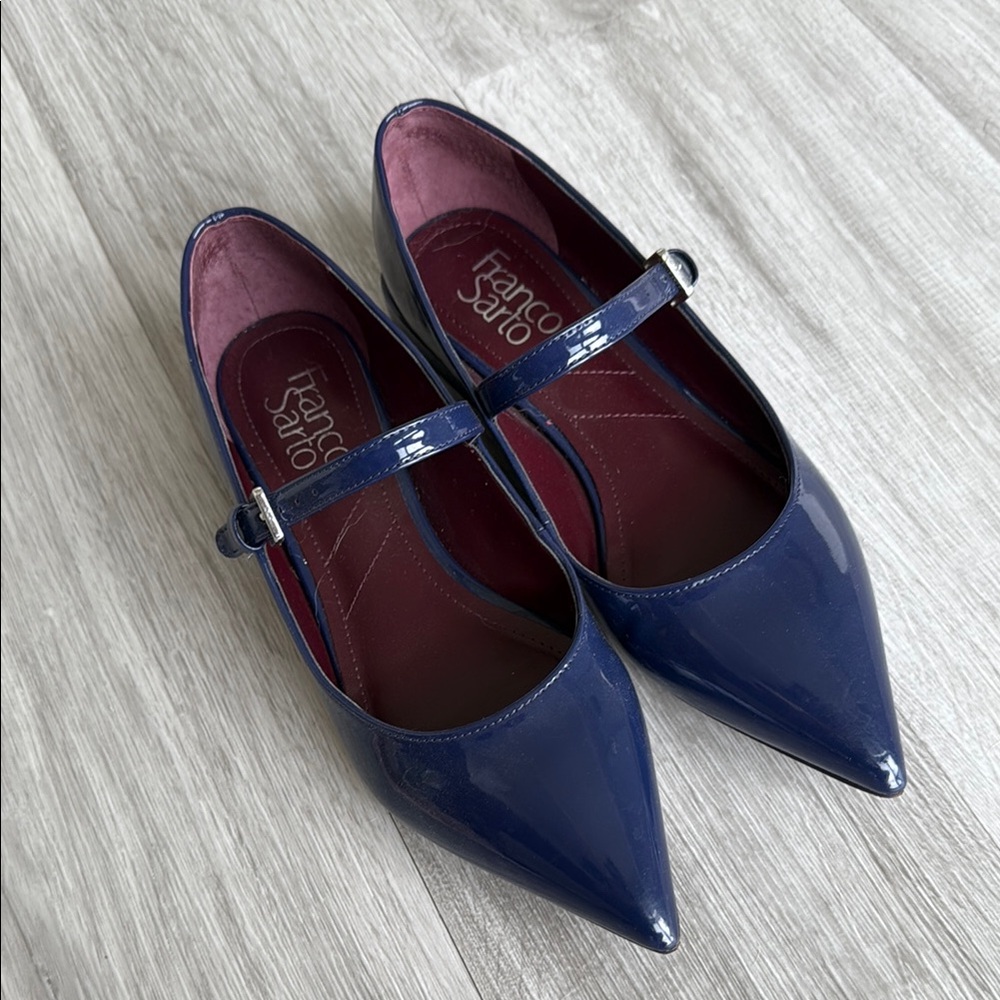 Franco Sarto Women's Navy Mary Jane Shoes